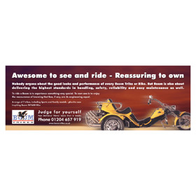 Boom Trikes advert